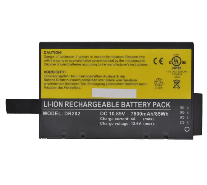 Li-Ion Rechargeable Battery Pack 7800mAh/85Wh