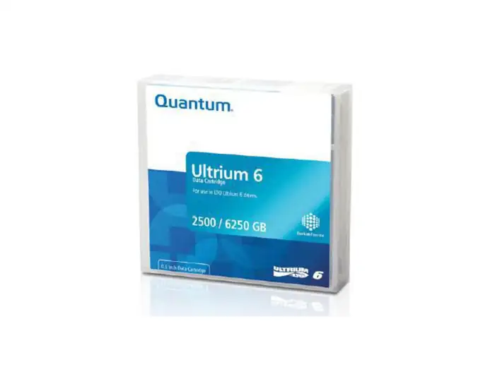 Data Cartridge Quantum Ultrium LTO 6 (2.5TB/6.25TB) New