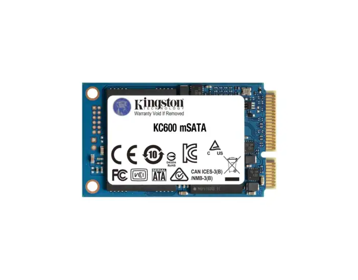 SSD 256GB mSATA Kingston KC600 SATA 3 New